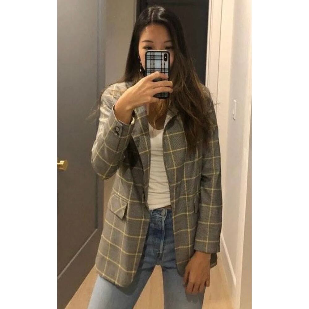 Plaid Blazer